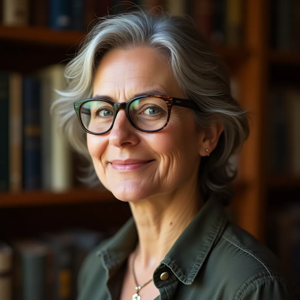 Example of a captivating book cover with an author photo