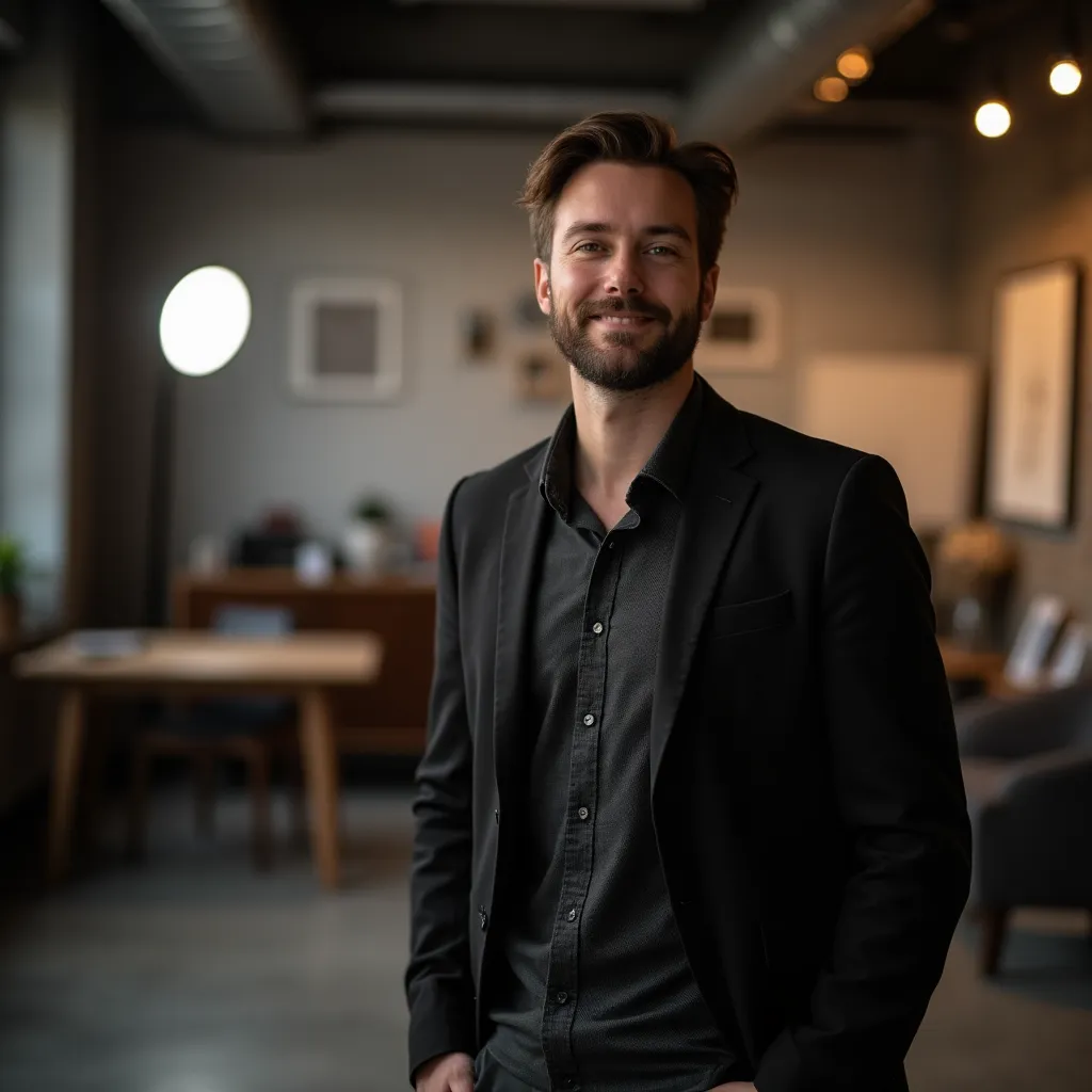 Portrait of a professional candidate in appropriate attire for a resume