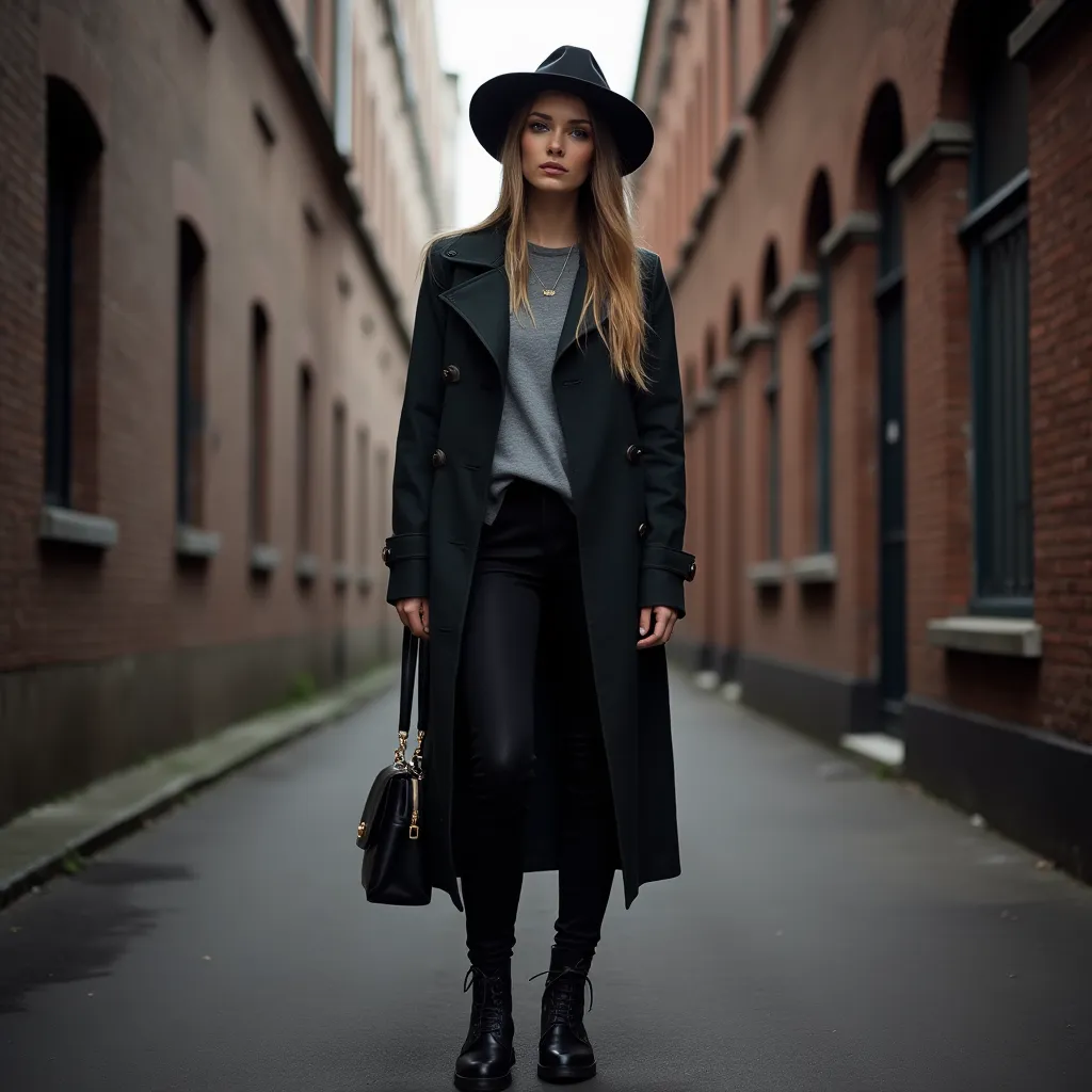 Example of natural professional portrait on a neutral background