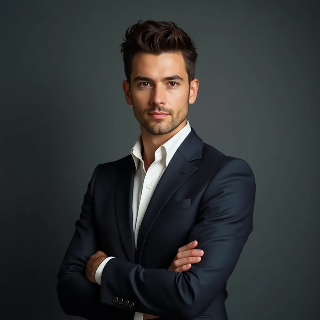 Portrait with an engaging Instagram bio