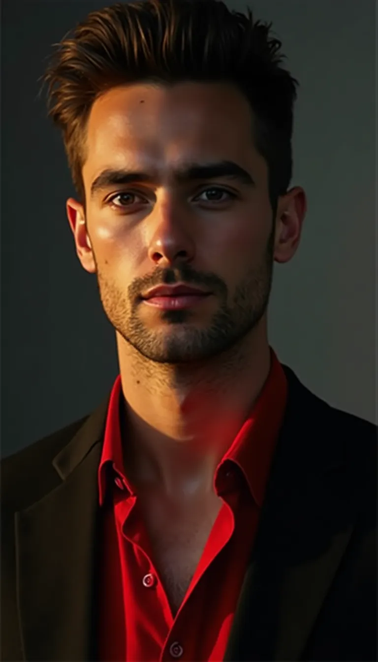 ai-fashion-week-european-male-model-in-high-fashion-with-glowing-lights