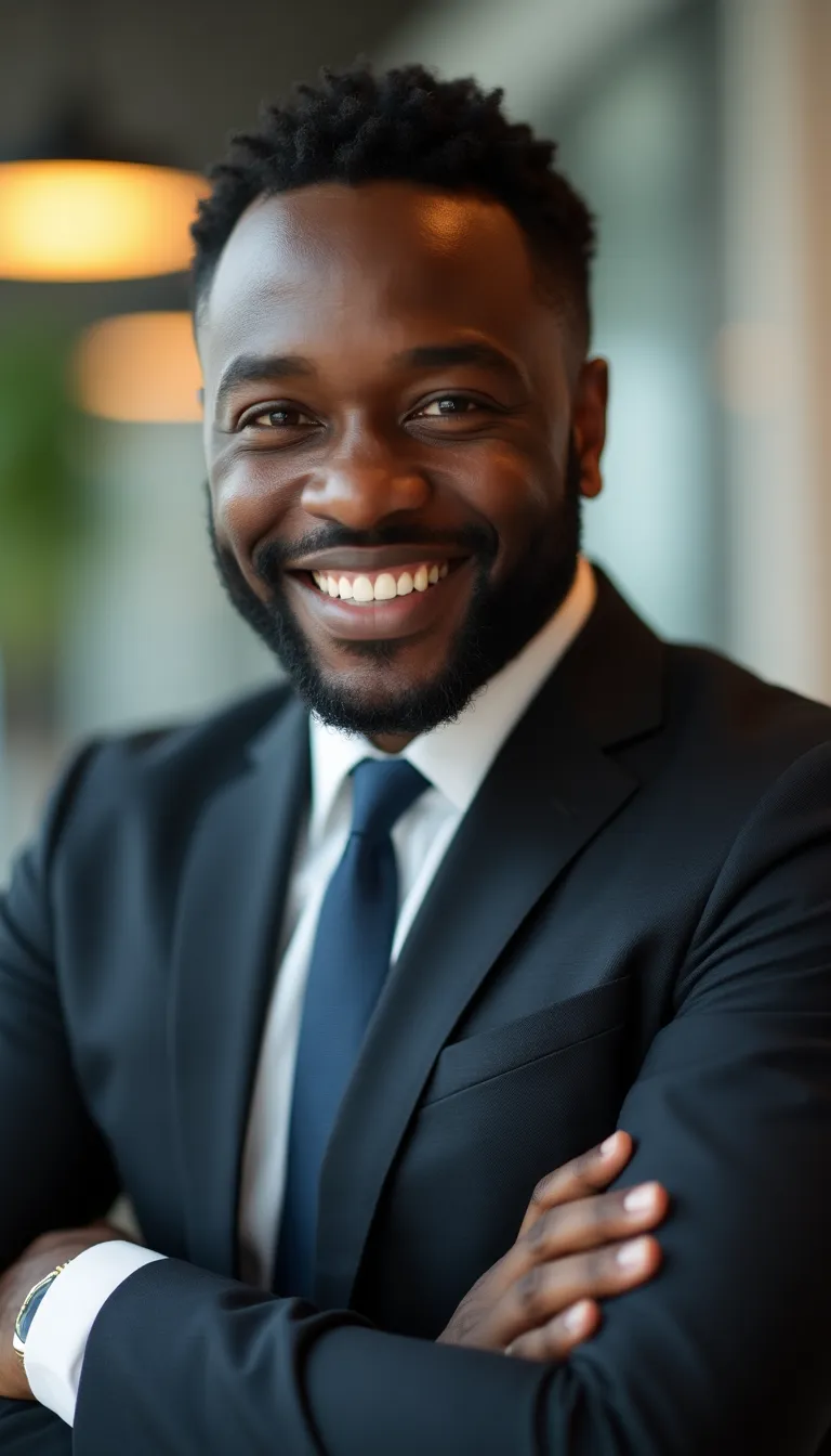 professional-portrait-of-black-man-in-a-business-suit-in-an-open-concept-office